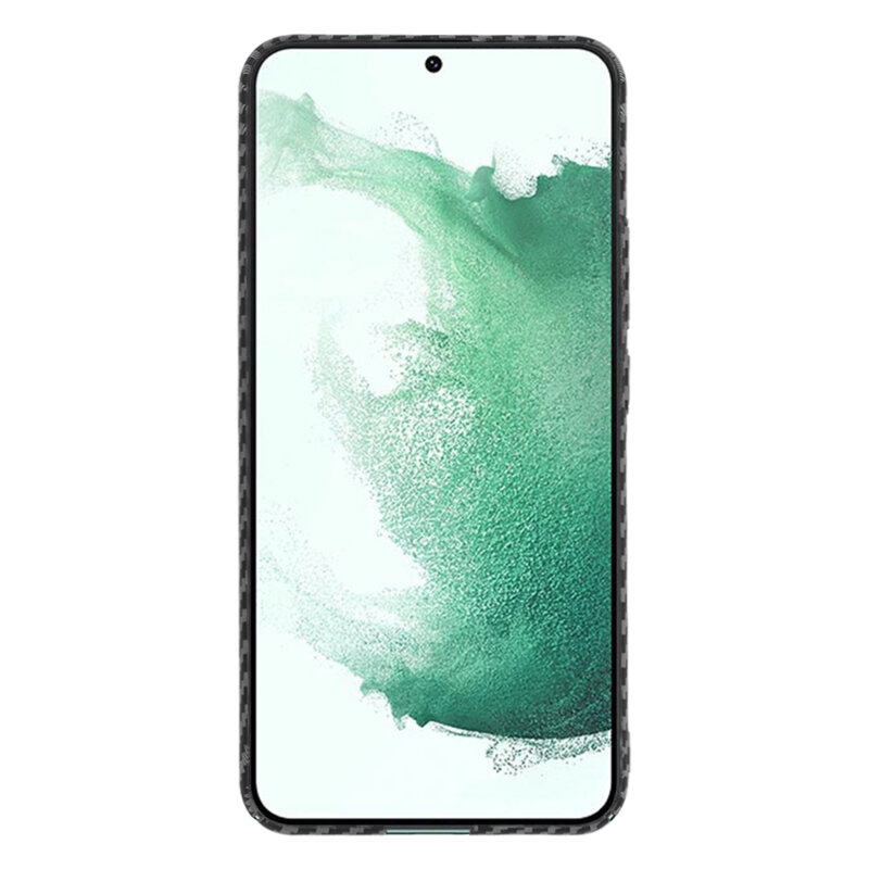 Husa Samsung Galaxy S22 Plus 5G Techsuit Carbonite FiberShell, negru