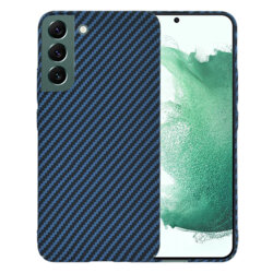 Husa Samsung Galaxy S22 Plus 5G Techsuit Carbonite FiberShell, cyan