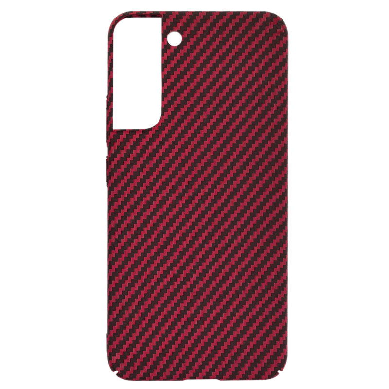 Husa Samsung Galaxy S22 Plus 5G Techsuit Carbonite FiberShell, rosu