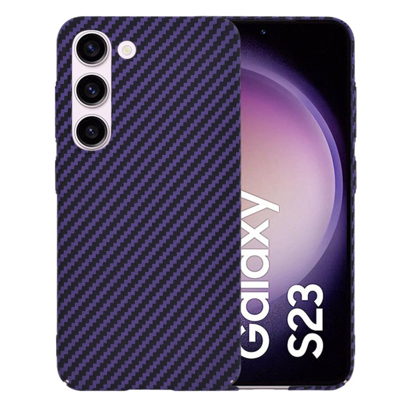 Husa Samsung Galaxy S23 Techsuit Carbonite FiberShell, mov