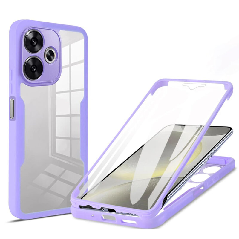 Husa 360° Xiaomi Poco F6 Techsuit ColorVerse, mov
