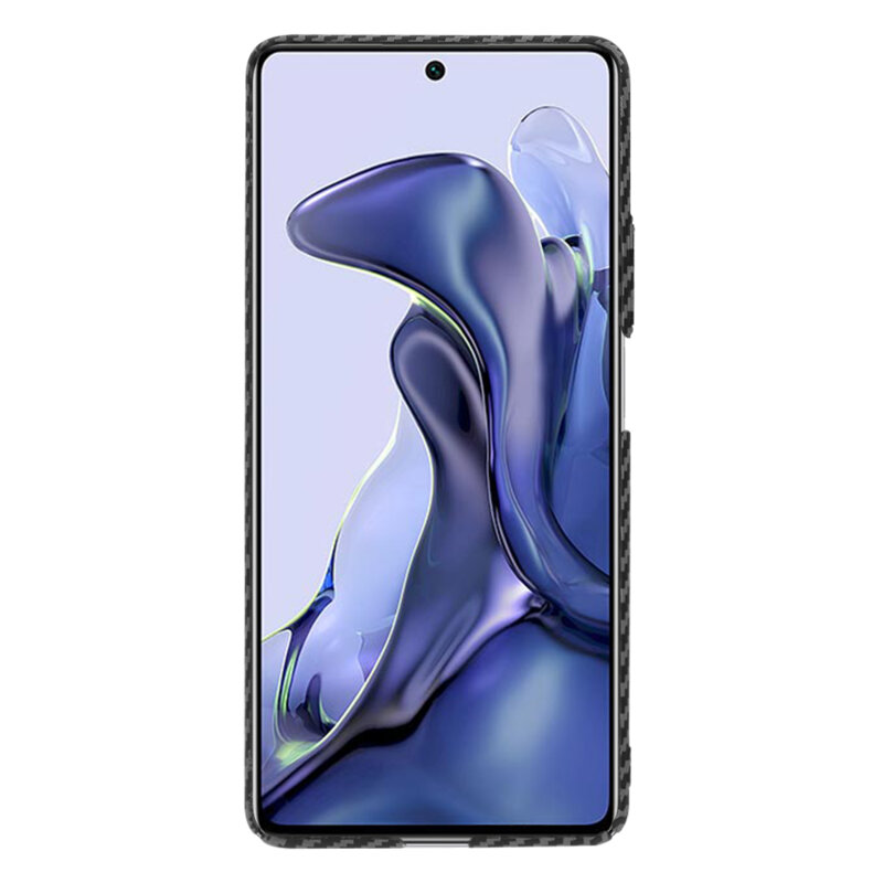 Husa Xiaomi 11T Techsuit Carbonite FiberShell, negru