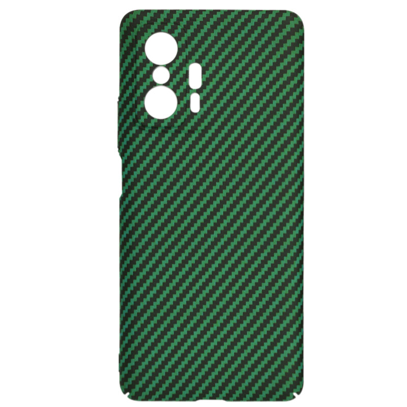 Husa Xiaomi 11T Techsuit Carbonite FiberShell, verde