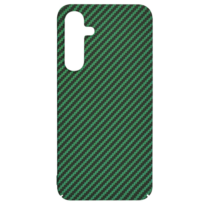 Husa Samsung Galaxy A35 5G Techsuit Carbonite FiberShell, verde