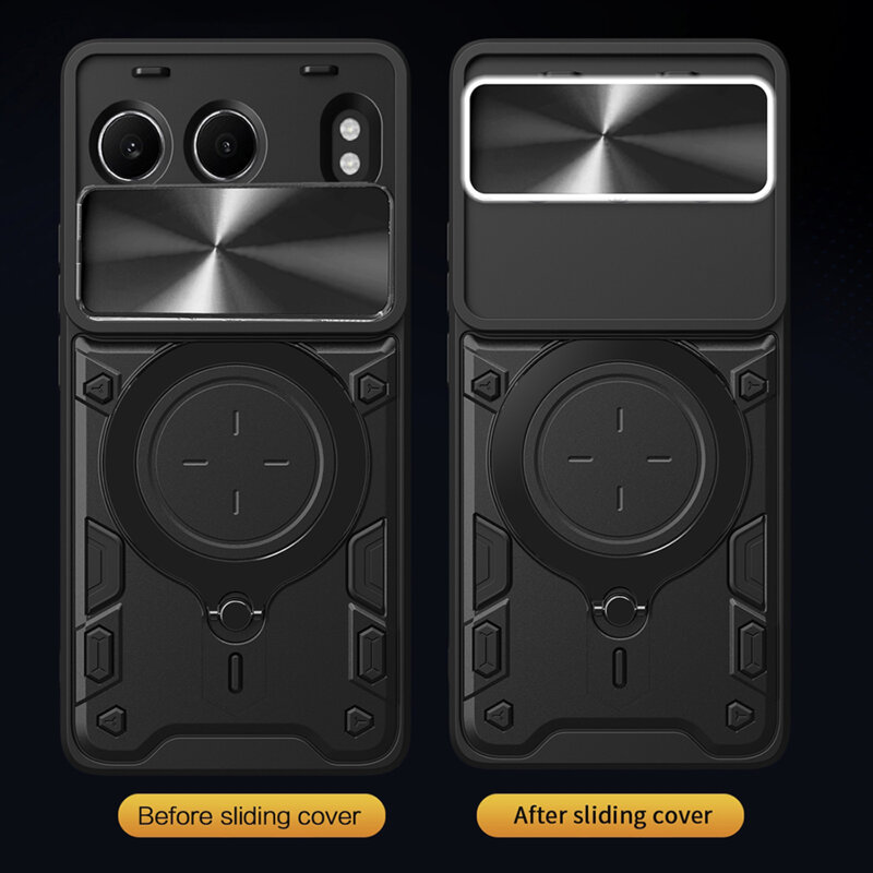 Husa OnePlus Nord 4 Techsuit CamGuard Pro, albastru