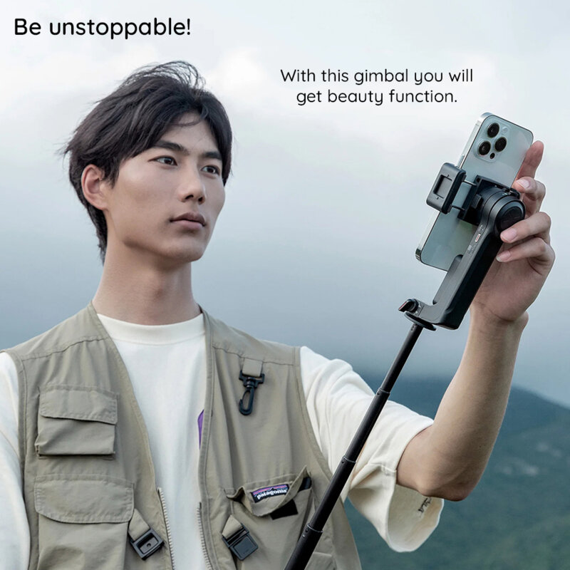 Gimbal pentru telefon cu Bluetooth si trepied Techsuit L7C Pro