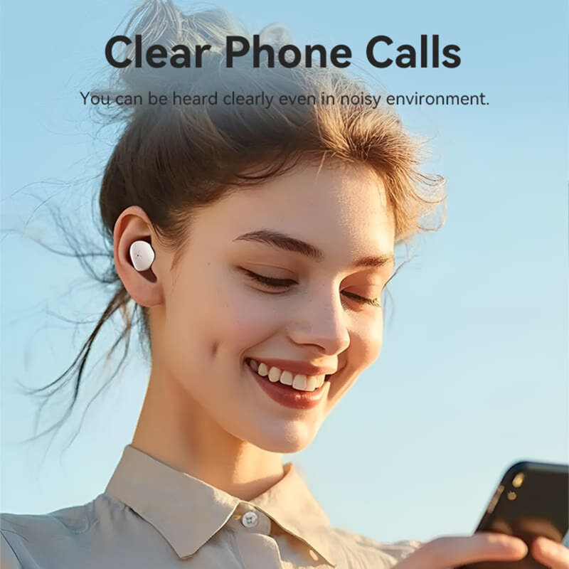 Casti in-ear TWS, Bluetooth, Vention Tiny T17, bej, NBRN0