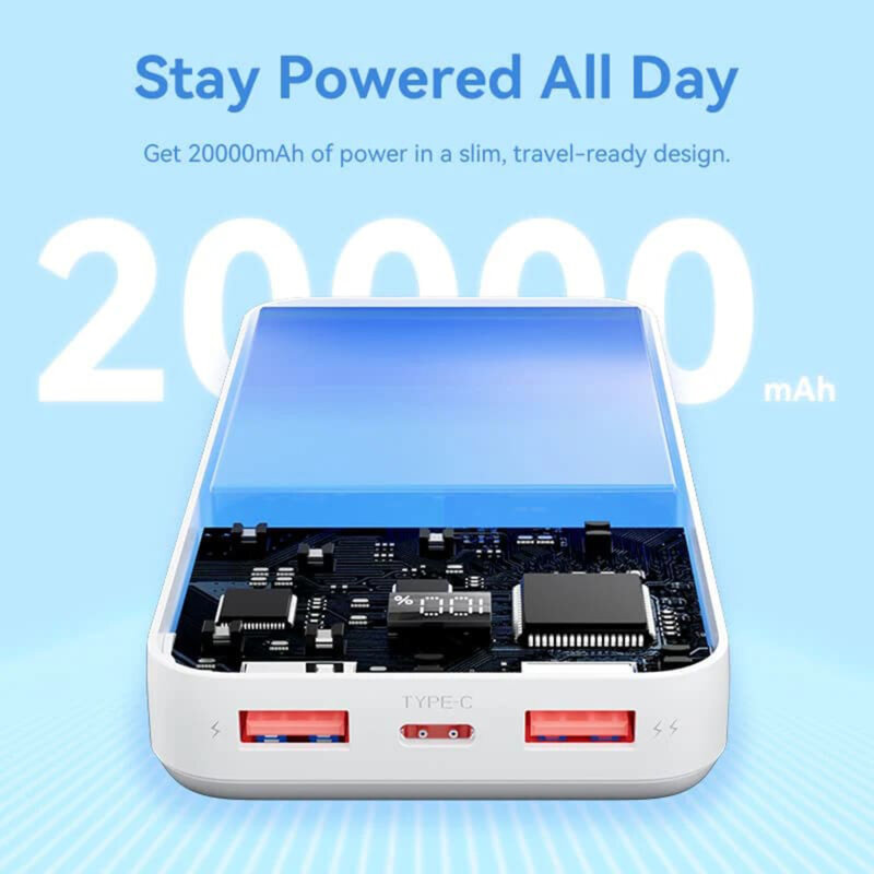 Power Bank USB-C, PD22.5W, 20000mAh Vention, FHLB0, negru