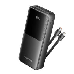 Acumulator extern 2x USB, 22.5W, 20000mAh Vention FHPB0, negru