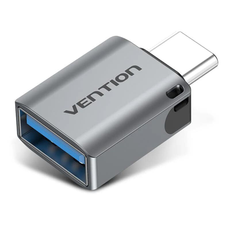 Adator OTG Type-C la USB 3.0, 5Gbps, Vention, CDQH0, gri
