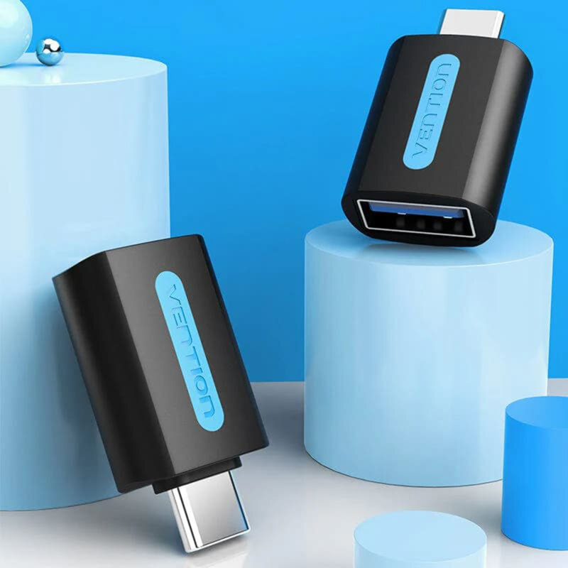 Adator Type-C la USB 3.0, OTG, 5Gbps, Vention, CDUB0, negru