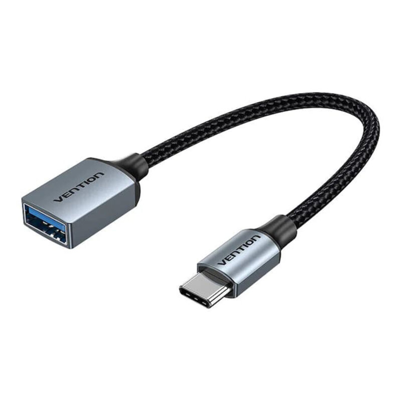 Adaptor OTG, Type-C la USB 3.0, 5Gbps, Vention, CCXHB, gri