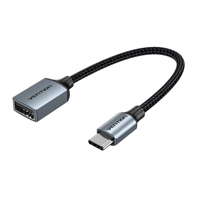 Adaptor OTG, Type-C la USB 2.0, 480Mbps, Gaming, Vention, gri