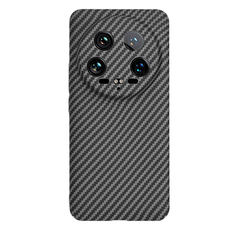 Husa Xiaomi 14 Ultra Techsuit Carbonite FiberShell, negru