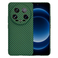 Husa Xiaomi 14 Ultra Techsuit Carbonite FiberShell, verde