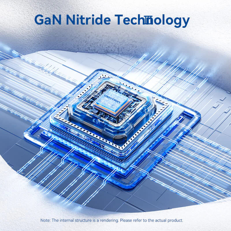 Incarcator priza tip C, USB, PD30W, Vention, FEQL0-EU, bleu