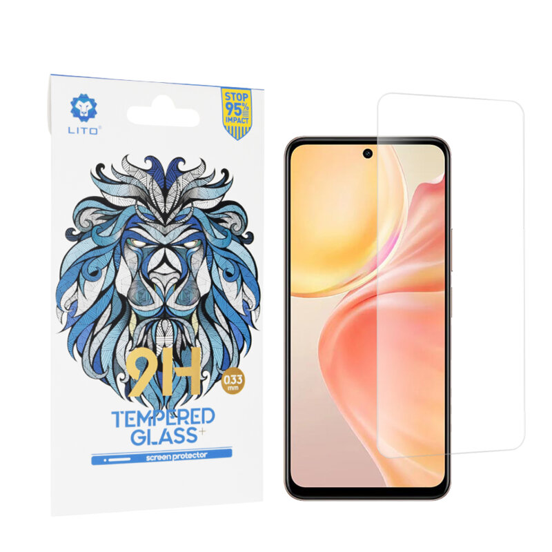 Folie sticla Vivo Y28 4G Lito 9H Tempered Glass, transparenta