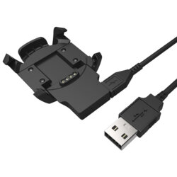 Incarcator Garmin Fenix 3 wireless cu cablu USB, Techsuit TGC5