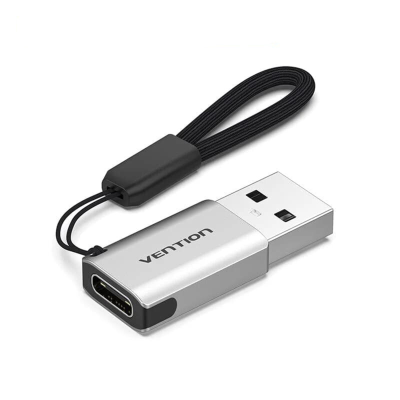 Adapor OTG, Type-C la USB 3.0, 5Gbps, Vention, CDPH0, gri