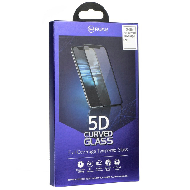 Folie Protectie Samsung Galaxy S8 G950 Roar Curved Glass - Negru
