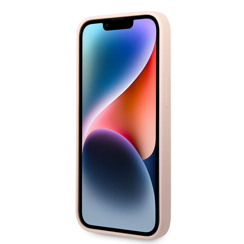 Husa Karl Lagerfeld iPhone 14 Plus Silicone MagSafe, Karl&Choupette, roz deschis, KLHMP14MSSKCI