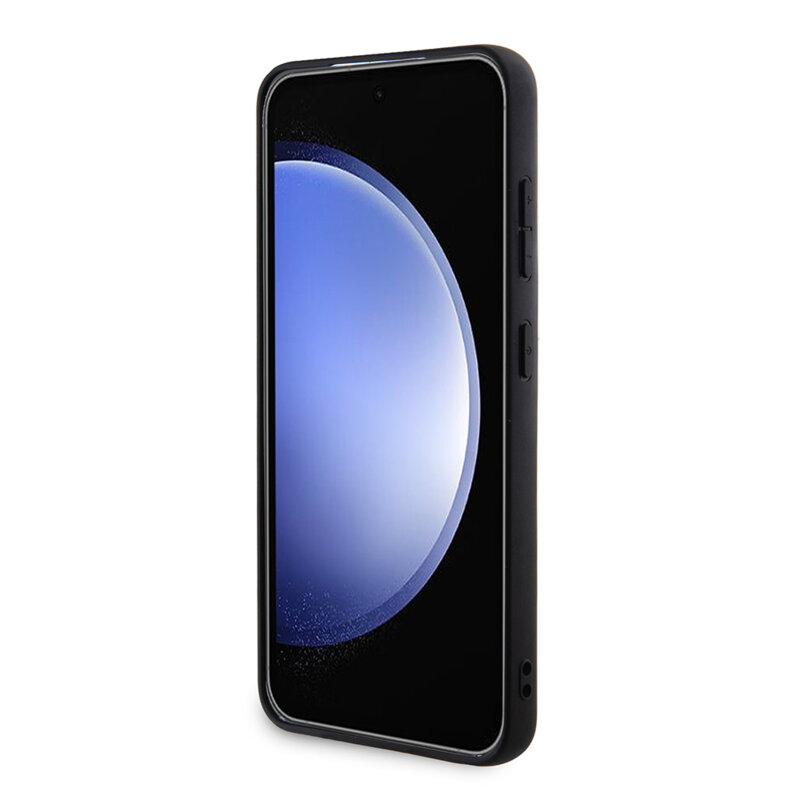 Husa Guess Samsung Galaxy S24 Plus 4G Collection Leather MagSafe, negru, GUHMS24MG4GFRK