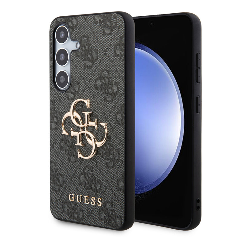 Husa originala Guess Samsung Galaxy S24 Plus Hardcase 4G Big Metal Logo, negru, GUHCS24M4GMGGR