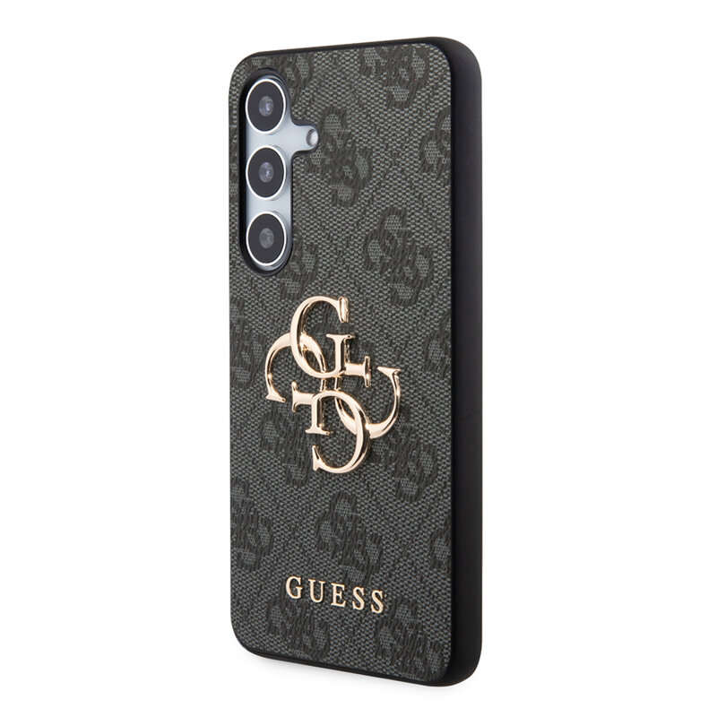 Husa originala Guess Samsung Galaxy S24 Plus Hardcase 4G Big Metal Logo, negru, GUHCS24M4GMGGR