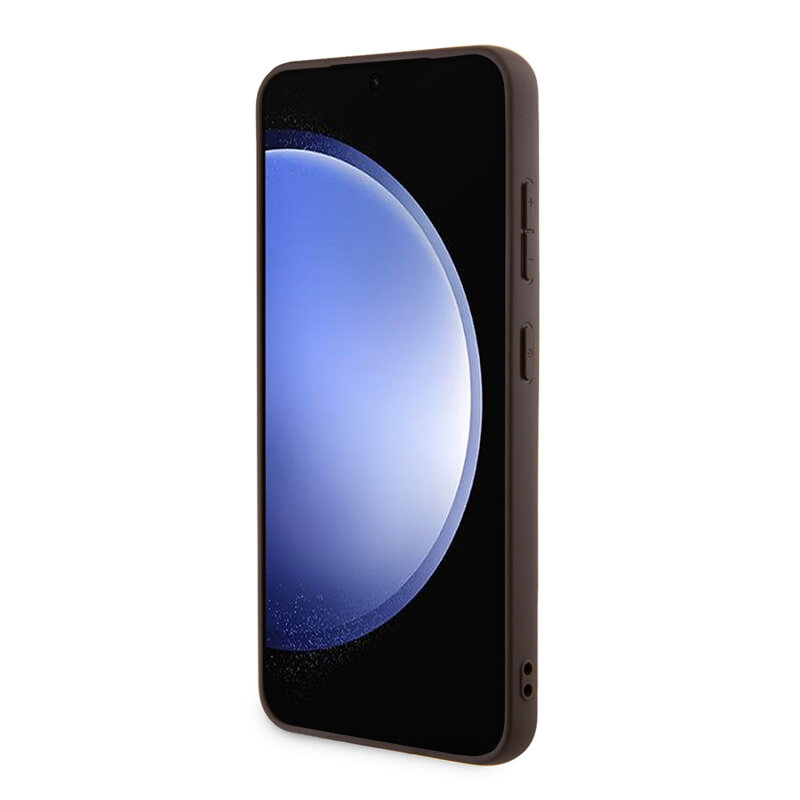 Husa originala Guess Samsung Galaxy S24 Plus Hardcase 4G Big Metal Logo, maro, GUHCS24M4GMGBR