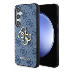 Husa originala Guess Samsung Galaxy S24 Plus Hardcase 4G Big Metal Logo, albastru, GUHCS24M4GMGBL