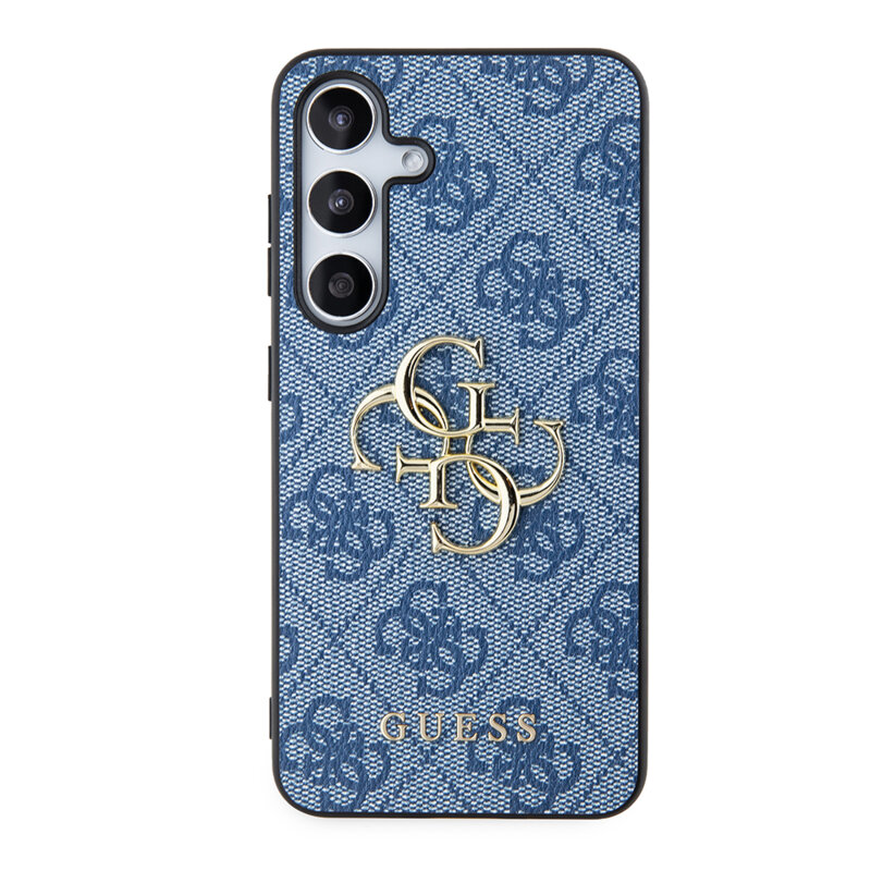 Husa originala Guess Samsung Galaxy S24 Plus Hardcase 4G Big Metal Logo, albastru, GUHCS24M4GMGBL
