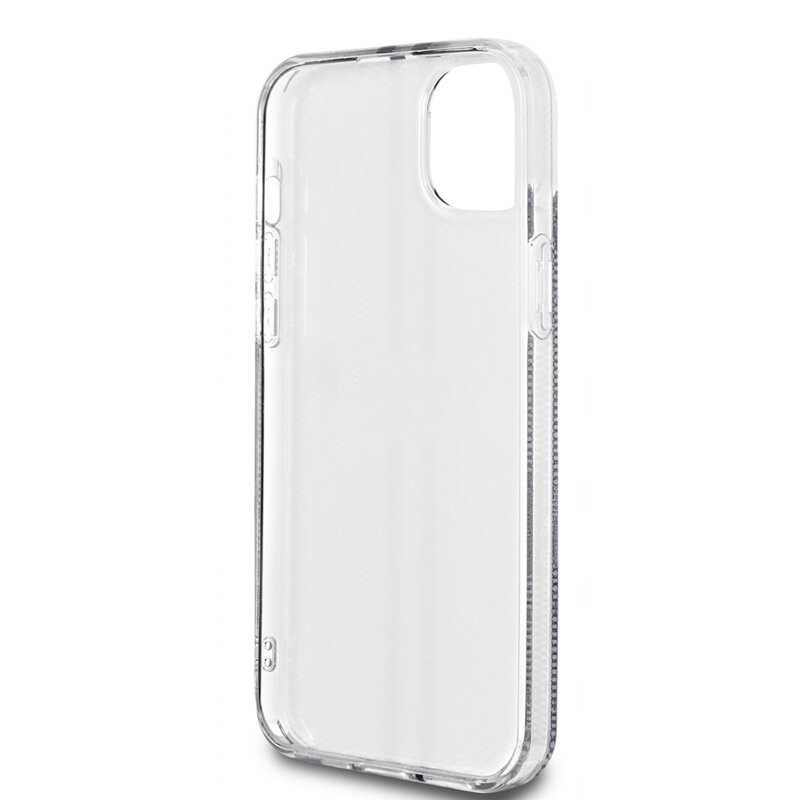 Husa Guess Hardcase IML 4G Gold Stripe iPhone 15 Plus, negru, GUHCP15MH4PSEGK