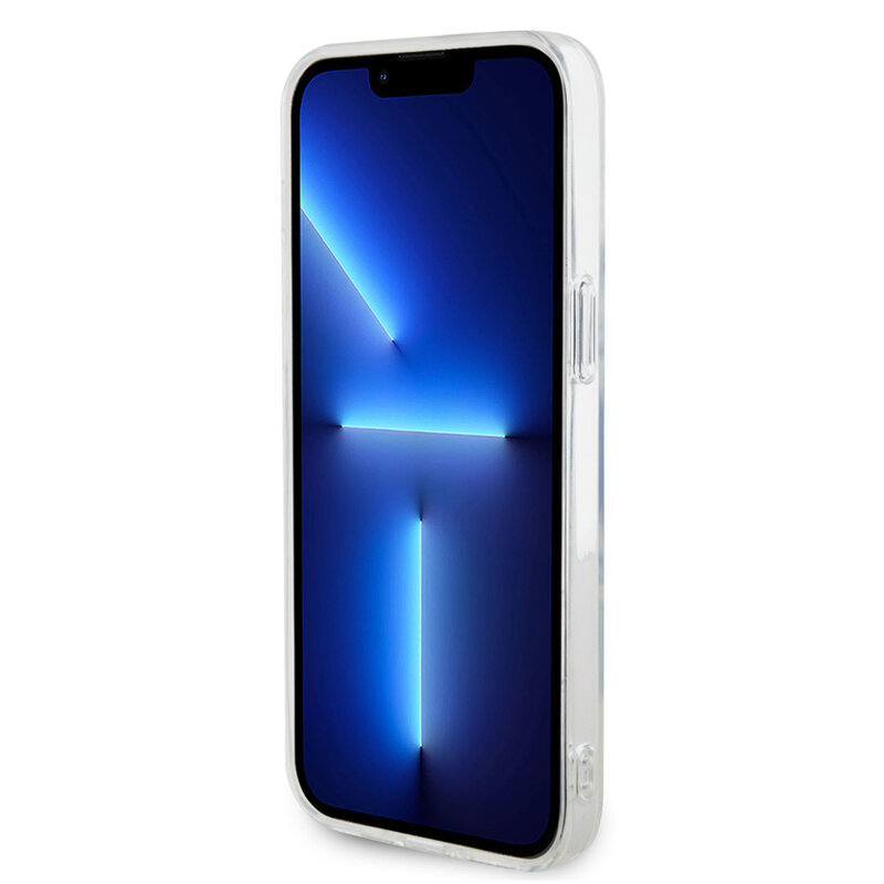 Husa iPhone 14 Pro Max Karl Lagerfeld IML MagSafe, Choupette, transparent, KLHMP14XHFCCNOT