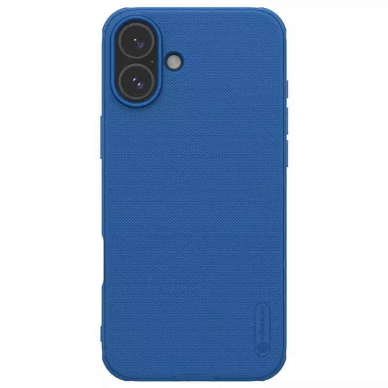 Husa iPhone 16 Nillkin Super Frosted Shield Pro, albastru