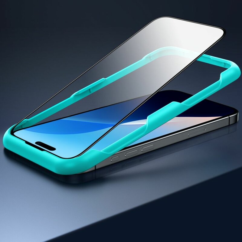 [Pachet 2x] Folie sticla iPhone 16 Pro ESR Tempered Glass, transparenta