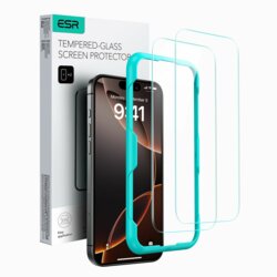 [Pachet 2x] Folie sticla iPhone 16 Pro Max ESR Tempered Glass, transparenta