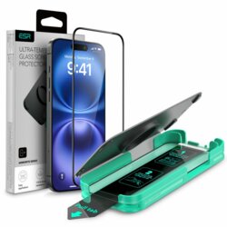 Folie sticla iPhone 16 ESR Armorite Screen Protector, negru
