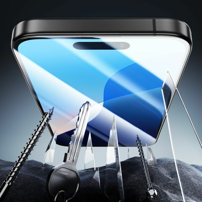 Folie sticla iPhone 16 ESR Armorite Screen Protector, negru