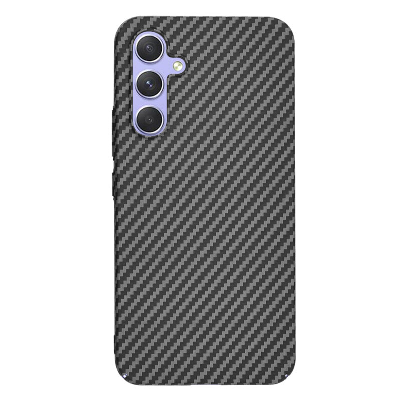 Husa Samsung Galaxy A54 Techsuit Carbonite FiberShell, negru