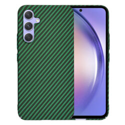 Husa Samsung Galaxy A54 Techsuit Carbonite FiberShell, verde