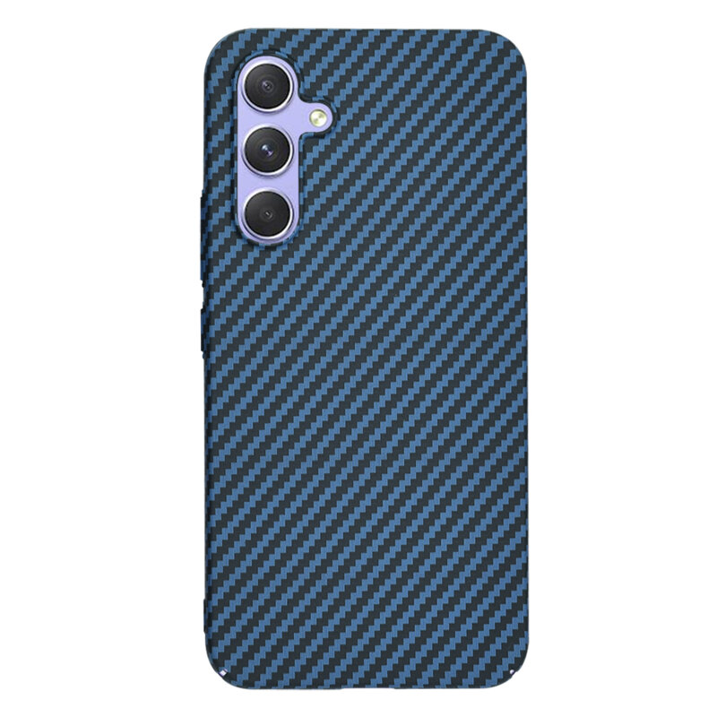 Husa Samsung Galaxy A54 Techsuit Carbonite FiberShell, cyan