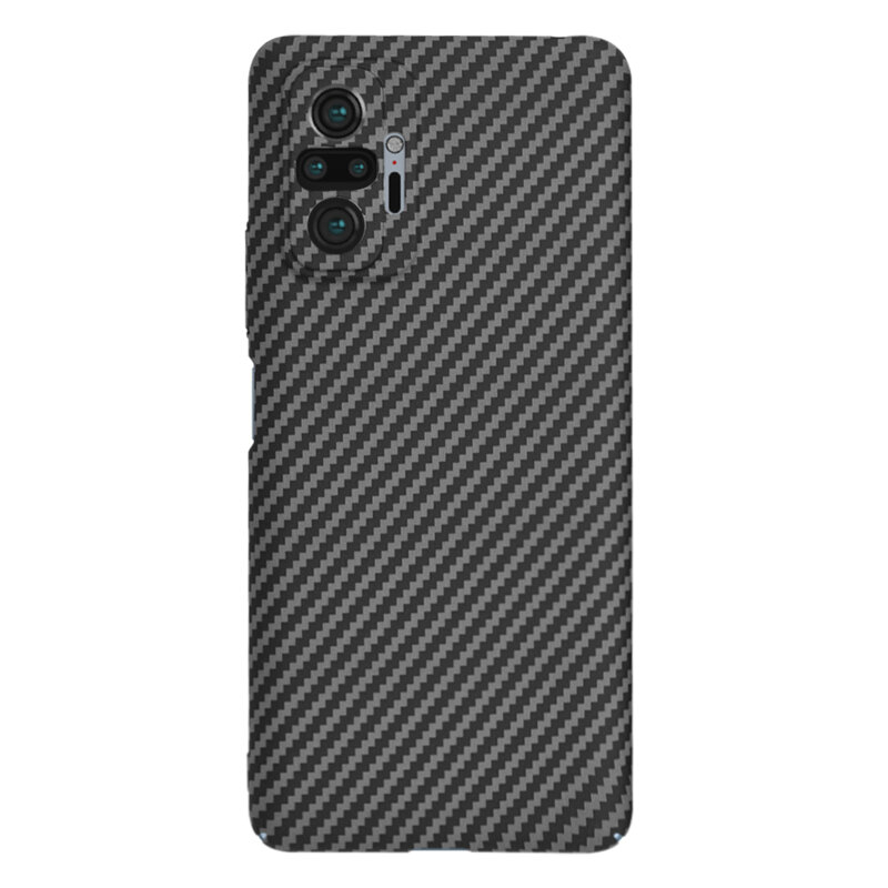 Husa Xiaomi Redmi Note 10 Pro Techsuit Carbonite FiberShell, negru