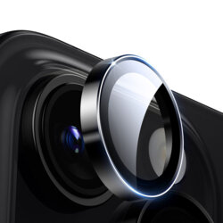 Folie sticla camera iPhone 15 Pro Max ESR Armorite Camera Lens Protectors, negru