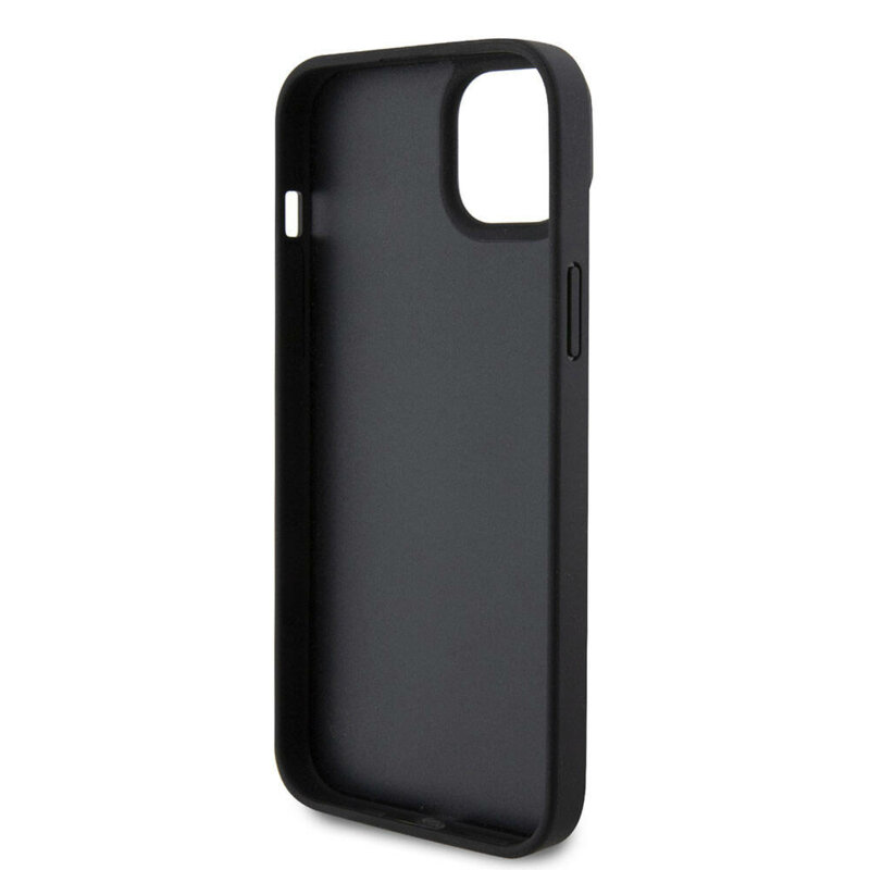 Husa Guess Crossbody 4G Metal Logo iPhone 15, negru, GUHCP15SP4TDSCPK