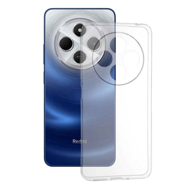 Husa Xiaomi Redmi 14C Techsuit Clear Silicone, transparenta