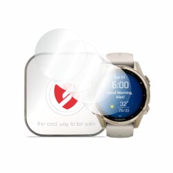 [Pachet 4x] Folie regenerabila premium Garmin Fenix 8 43mm Smart Protection Classic, transparenta