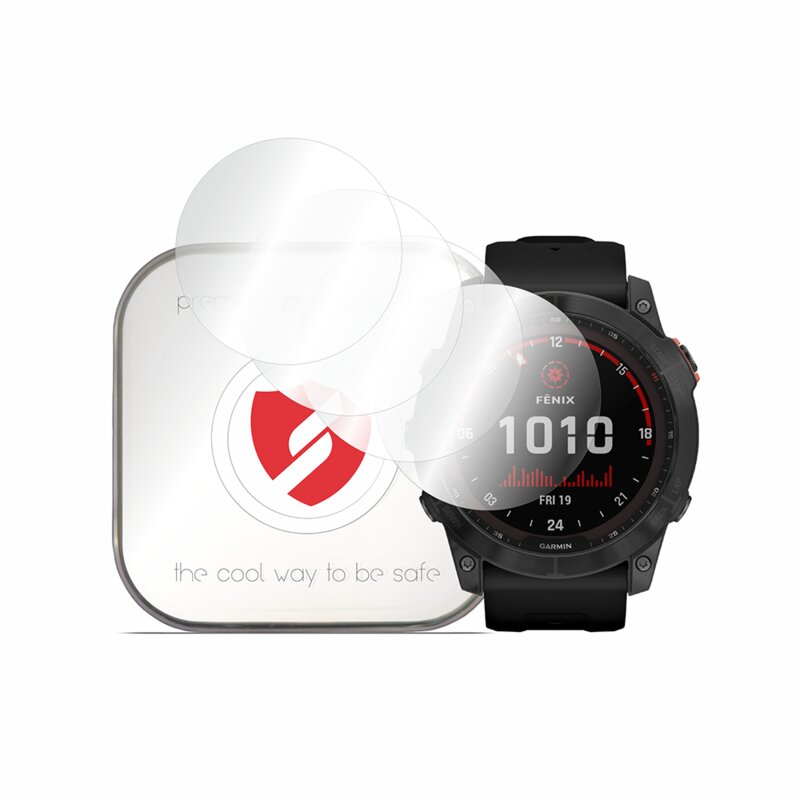 [Pachet 4x] Folie regenerabila premium Garmin Fenix 7X Smart Protection Classic, transparenta