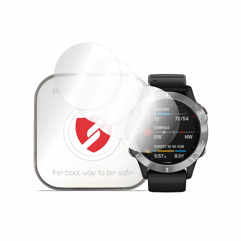 [Pachet 4x] Folie regenerabila premium Garmin Fenix 5/6/6 Pro Smart Protection Classic, transparenta