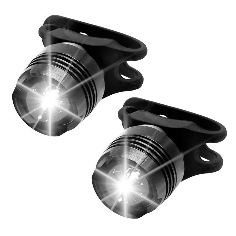 [Pachet 2x] Far bicicleta LED puternic alb, Techsuit, THLB1