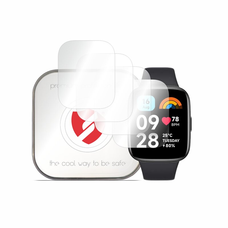 [Pachet 4x] Folie regenerabila premium Apple Watch 6 40mm Smart Protection Classic, transparenta